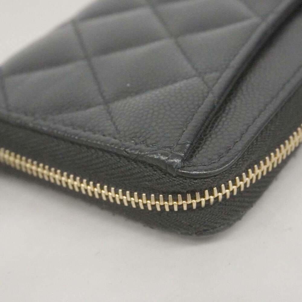 CHANEL Black Caviar Leather Wallet - Picture 5 of 9